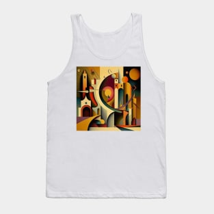 Tangier - Abstract Art Style Tank Top